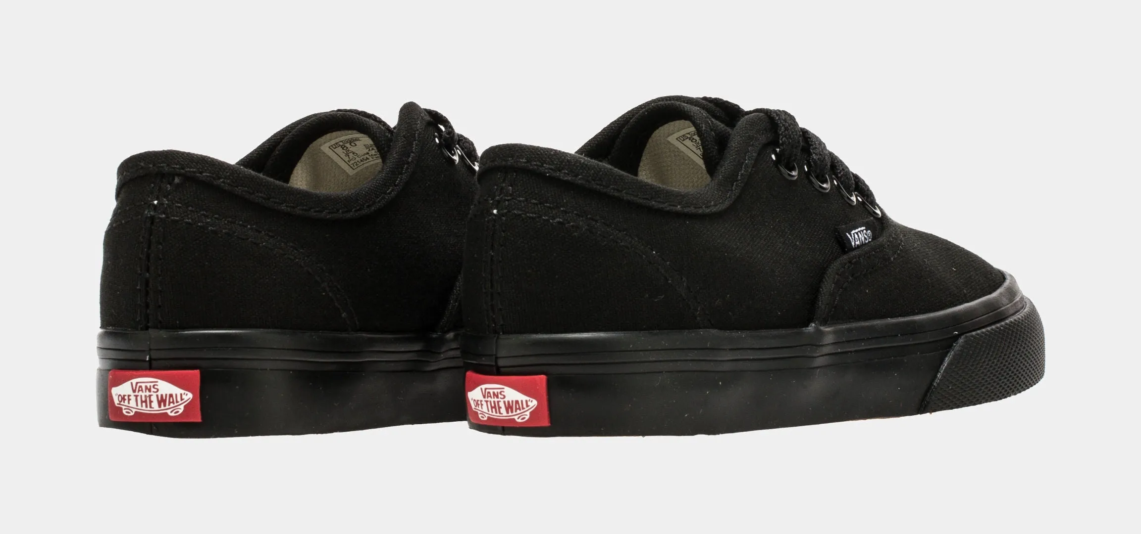 Authentic Low Infant Toddler Skate Shoes (Black)