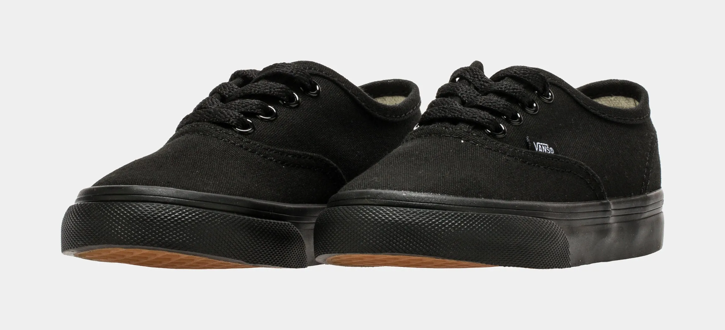 Authentic Low Infant Toddler Skate Shoes (Black)