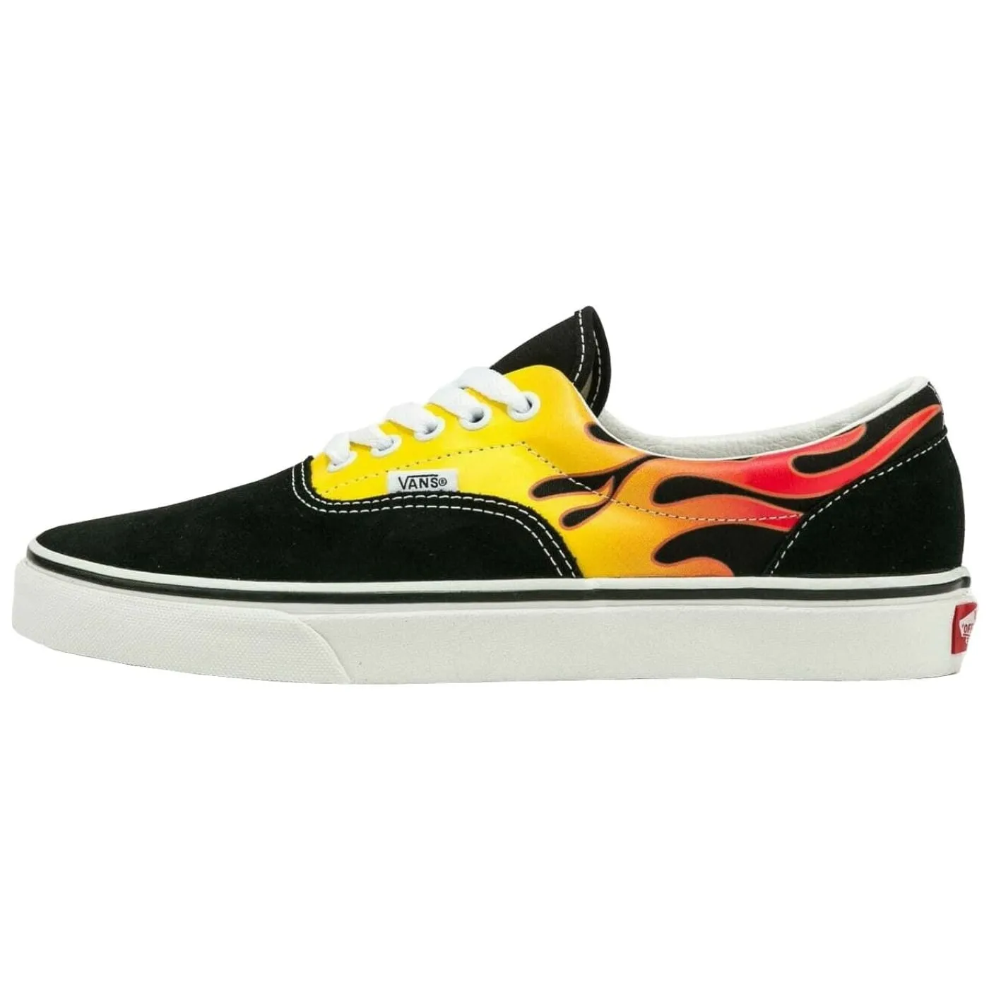 Vans UA Era Flame Black Unisex Canvas Skate Trainers